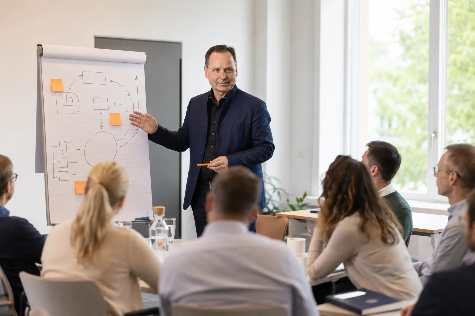 Keynote-Situation vor Publikum